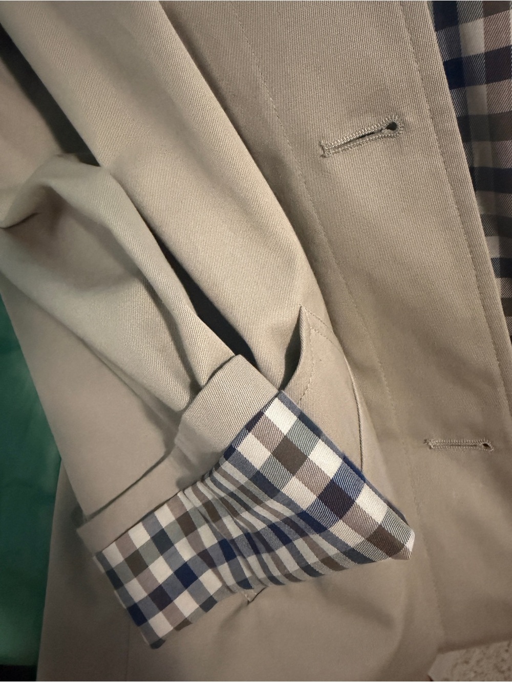 Sezane Clyde Coat Light Beige - Size 2 - Picture 4 of 4